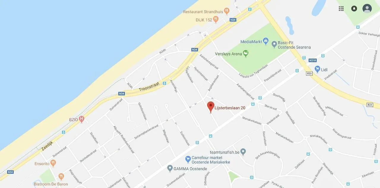 Villa Rowan Остенде Бельгия